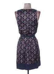 Robe courte bleu ARELINE pour femme seconde vue