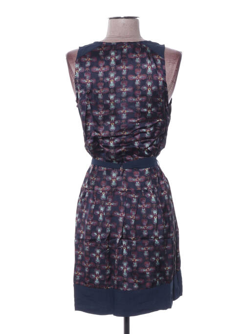 Robe courte bleu ARELINE pour femme