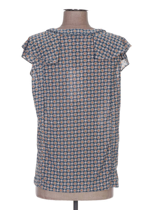 Top bleu ARELINE pour femme