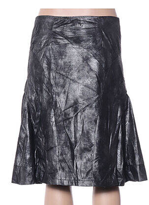 Jupe mi-longue coupe évasée gris ARELINE femme