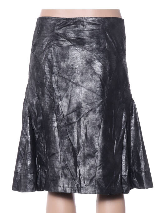 Jupe mi-longue gris ARELINE femme