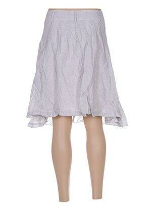 Jupe mi-longue coupe évasée gris ARELINE femme