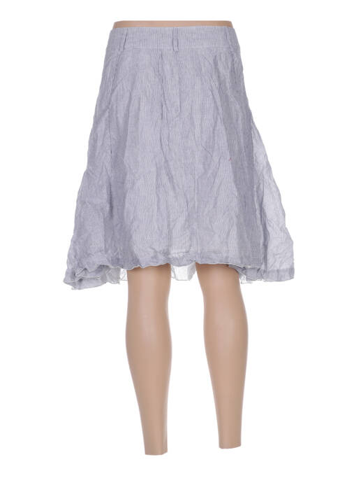 Jupe mi-longue bleu ARELINE femme