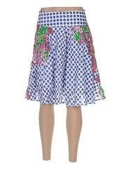 Jupe mi-longue bleu ARELINE pour femme seconde vue