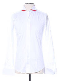 Chemise manches longues manches longues blanc AUTHENTIQUE homme