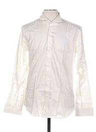 Chemise manches longues manches longues beige AUTHENTIQUE homme