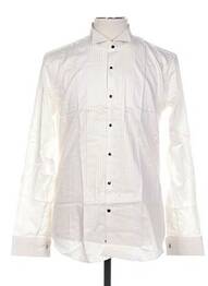 Chemise manches longues manches longues beige AUTHENTIQUE homme