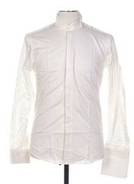 Chemise manches longues manches longues beige AUTHENTIQUE homme
