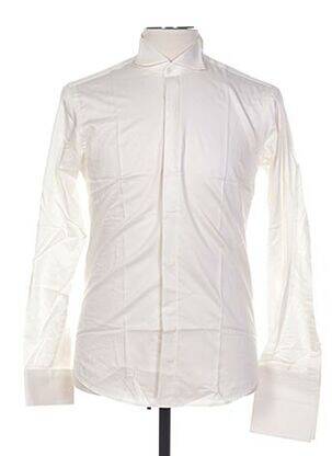 Chemise manches longues manches longues beige AUTHENTIQUE homme