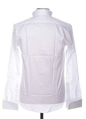 Chemise manches longues manches longues blanc AUTHENTIQUE homme
