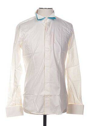 Chemise manches longues manches longues beige AUTHENTIQUE homme