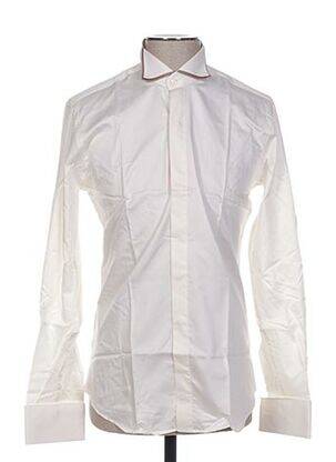 Chemise manches longues manches longues beige AUTHENTIQUE homme
