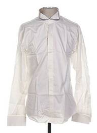Chemise manches longues manches longues beige AUTHENTIQUE homme