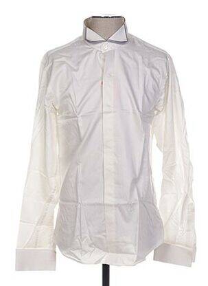 Chemise manches longues manches longues beige AUTHENTIQUE homme