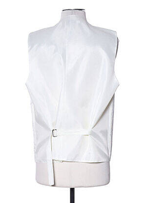 Gilet sans manche empiècements beige CLAUDE GABRIEL homme
