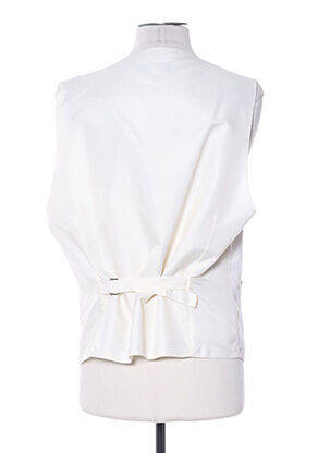 Gilet sans manche empiècements beige ELIOS homme