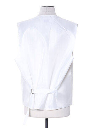 Gilet sans manche empiècements beige CLAUDE GABRIEL homme