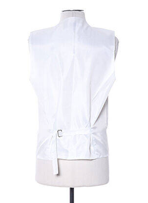 Gilet sans manche empiècements beige CLAUDE GABRIEL homme