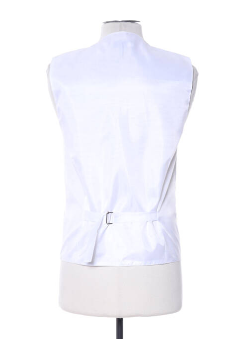 Gilet sans manche blanc CLAUDE GABRIEL pour homme