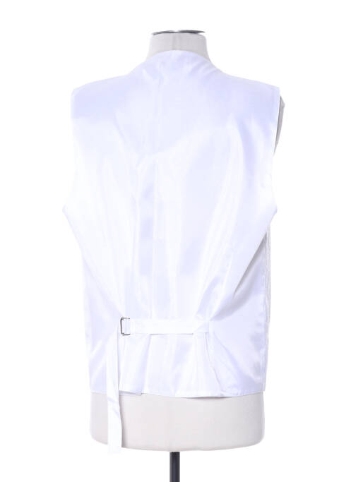 Gilet sans manche blanc CLAUDE GABRIEL pour homme