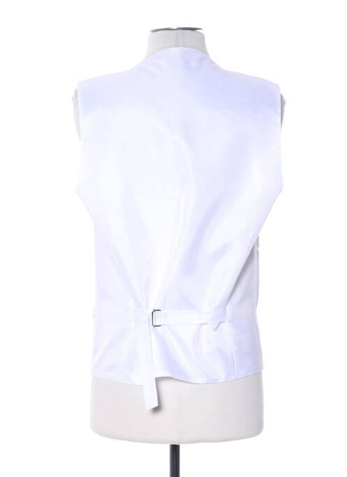 Gilet sans manche blanc CLAUDE GABRIEL pour homme
