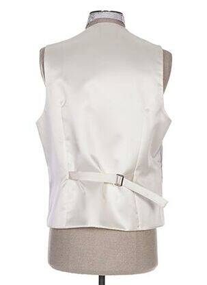 Gilet sans manche tissage satiné violet GREGE CREATION homme