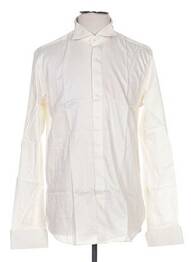 Chemise manches longues manches longues beige AUTHENTIQUE homme