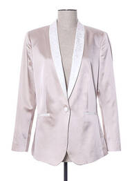 Veste chic coupe cintrée beige LOUIS PURPLE homme