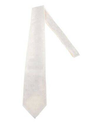 Cravate tissage satiné beige GREGE CREATION homme