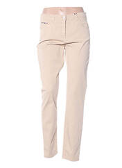 Pantalon droit beige SBELT JEANS pour femme seconde vue