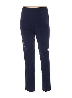 Pantalon droit taille élastique bleu NICE THINGS femme