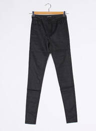 Pantalon 7/8 stretch taille normale noir ESTEE BROWN femme