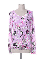 Gilet manches longues violet MARELLA pour femme seconde vue