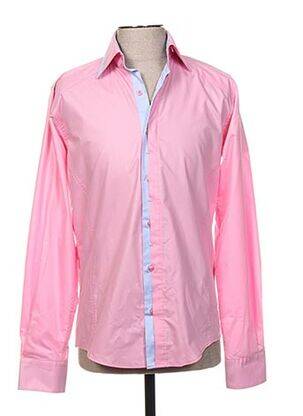 Chemise manches longues rose EYES pour homme