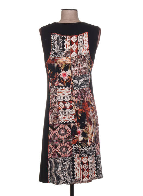 Robe mi-longue noir GUY DUBOUIS pour femme