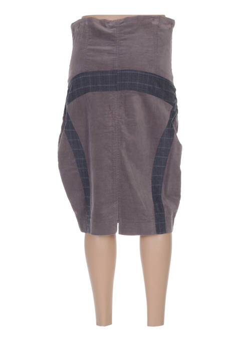 Jupe mi-longue gris ANGEL NEVER DIE pour femme