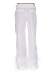 Pantalon droit blanc 7 SINS pour femme seconde vue