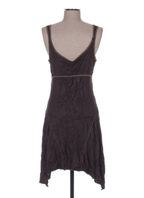 Robe mi-longue marron GLAMZ pour femme