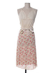 Robe mi-longue rouge ZOE LA FEE pour femme seconde vue