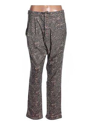Pantalon droit taille normale taille normale marron ZOE LA FEE femme
