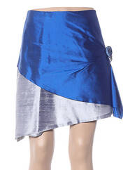 Jupe courte bleu CLAIRMODEL pour femme seconde vue