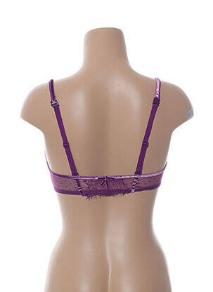 Soutien-gorge bretelles élastiquées ajustables haut soutien-gorge avec mousse de rembourrage amovible violet SIMONE PERELE femme
