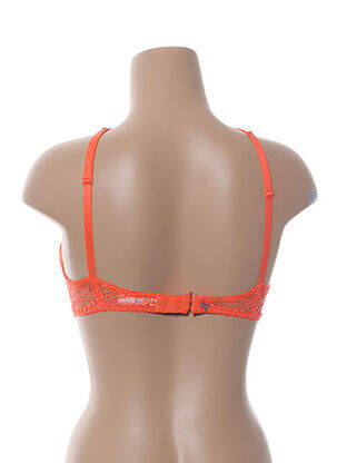 Soutien-gorge bretelles élastiquées ajustables haut soutien-gorge avec mousse de rembourrage amovible orange SIMONE PERELE femme