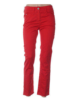 Pantalon slim rouge GARDEUR pour femme