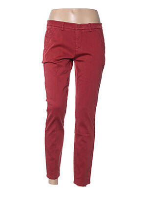 Pantalon chino rouge YAYA pour femme