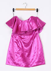 Robe courte rose ZARA pour femme seconde vue