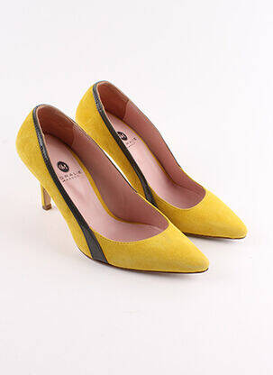 Escarpins jaune CORALIE MASSON pour femme