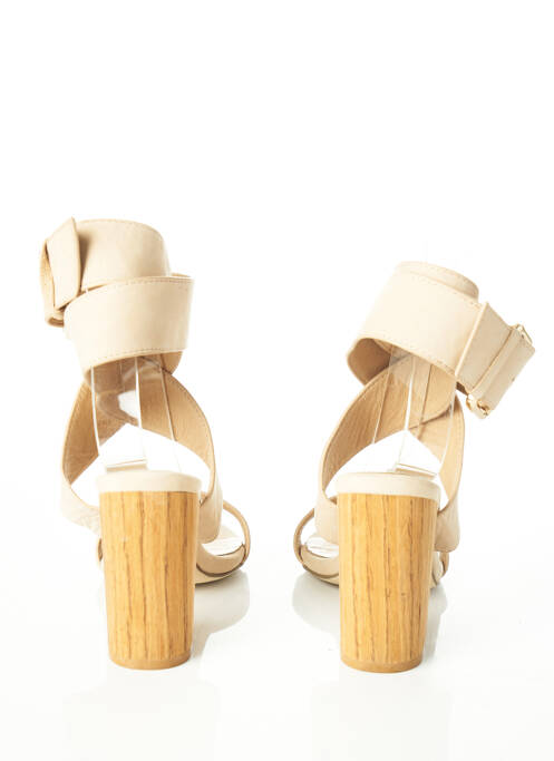 Sandales/Nu pieds beige RAYE pour femme