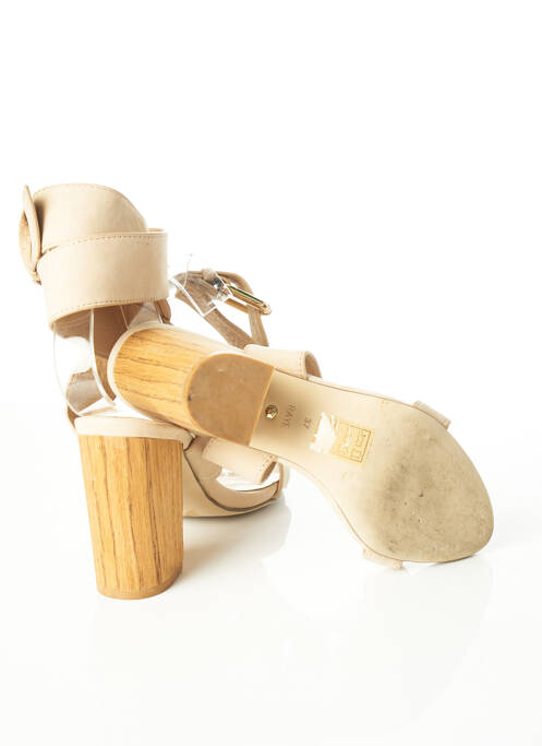 Sandales/Nu pieds beige RAYE pour femme