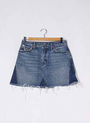 Jupe courte poches bleu GRLFRND femme